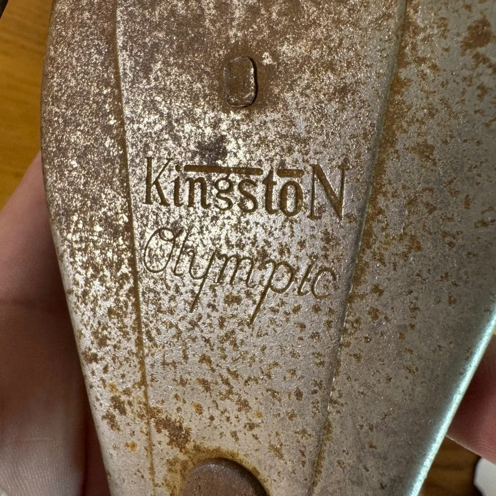 Vintage Kingston Olympic‎ Metal Roller Skates Adjustable Antique Decor